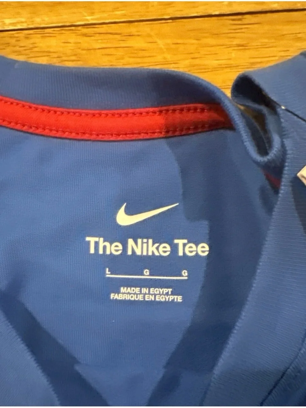 Nike Mens Culers Soccer Training T-shirt Large DJ1357 403 Blue New With Tags